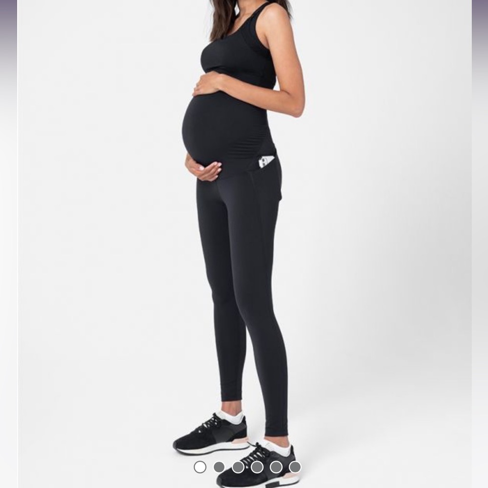 Seraphine Black Maternity Leggings